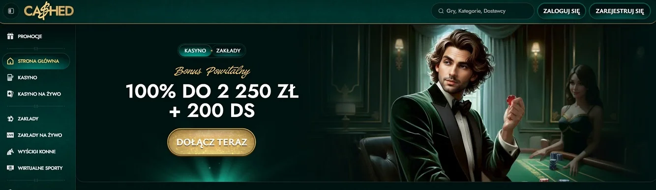Cashed casino online strona główna